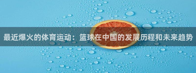 熊猫体育平台：最近爆火的体育运动：篮球在中国的发展历程和未来趋势